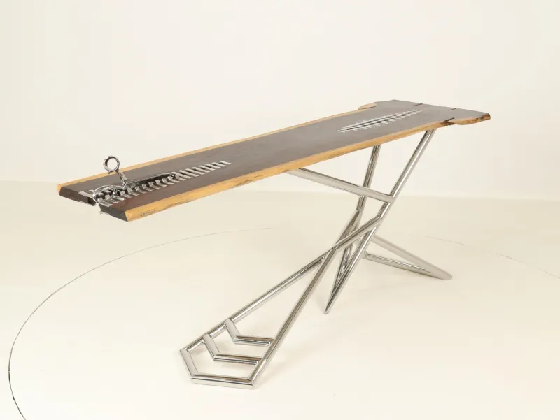 Pamono Handcrafted Scissors 1 Console Table by Bruno Helgen, Bali, 2000s> Console Tables