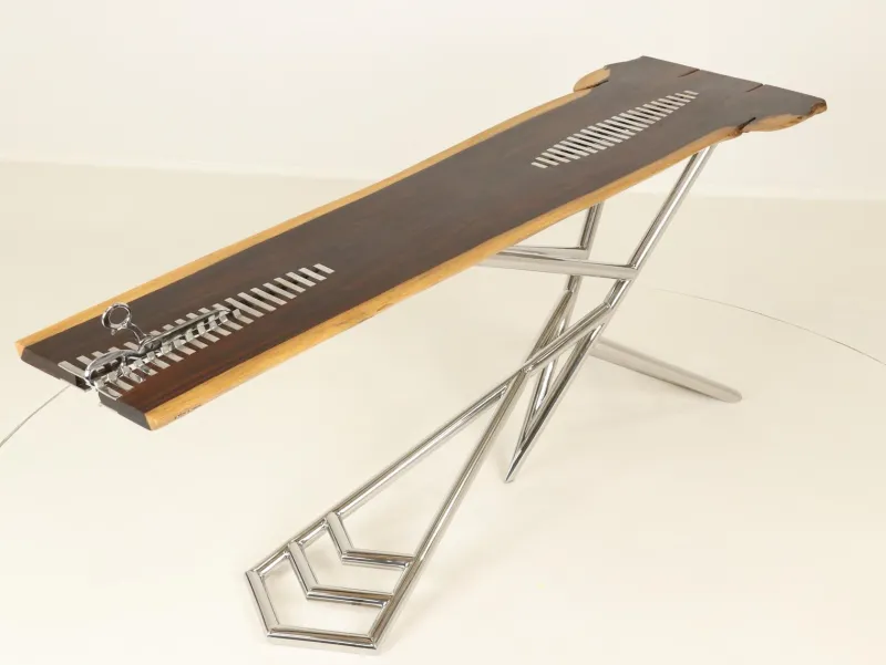 Pamono Handcrafted Scissors 1 Console Table by Bruno Helgen, Bali, 2000s> Console Tables