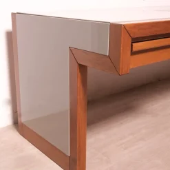 Pamono Handcrafted Wooden Desk, 1970s><noscript><img width=