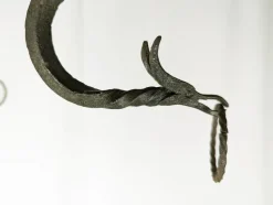 Pamono Hand-Crafted Wrought Iron Pedestal attributed to Alessandro Mazzucotelli, 1890s><noscript><img width=