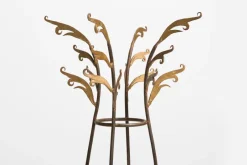 New Pamono Hand-Forged Iron Coat Rack, 1980s