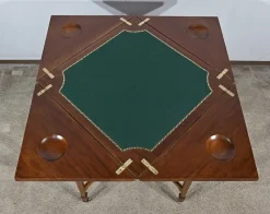 Pamono Handkerchief Games Table in Blond Mahogany, 1930><noscript><img width=