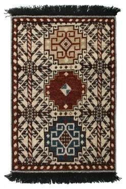 Pamono Hand-Knotted Rug with Geometric Pattern from R&K Principal Jahanshah Nazmiyal><noscript><img width=
