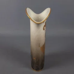 Discount Pamono Handmade 24 Karat Gold-Plated Porcelain Goldfish Vase from Morbelli, 1970s