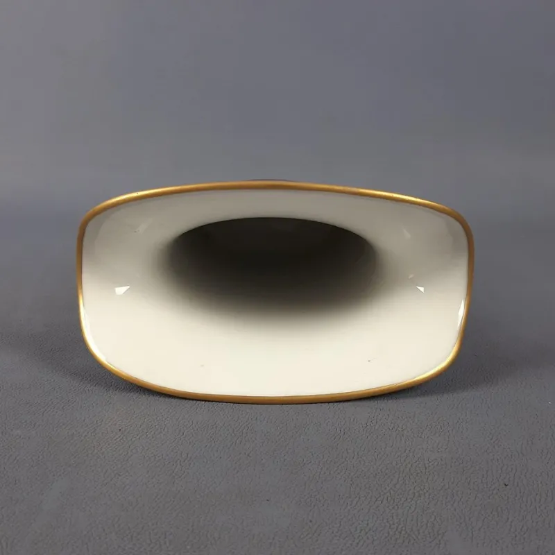 Discount Pamono Handmade 24 Karat Gold-Plated Porcelain Goldfish Vase from Morbelli, 1970s