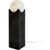 Pamono Handmade Big Eclipse Lamp in Black Marquina Marble from Fiam> Floor Lamps