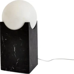 Pamono Handmade Big Eclipse Lamp in Black Marquina Marble from Fiam><noscript><img width=