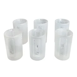 Pamono Handmade Double-Walled Glass Shot Glassesfrom Jägermeister, Set of 6> Glassware