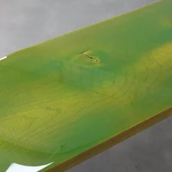Hot Pamono Handmade Green Epoxy Fusion Bench, 1990s