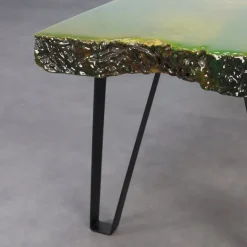 Hot Pamono Handmade Green Epoxy Fusion Bench, 1990s