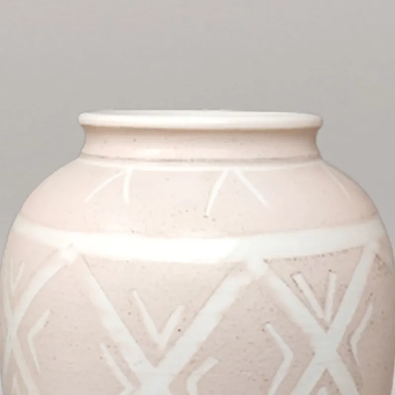 Pamono Handmade Pink Vases in Ceramic by Deruta, Italy, 1960s> Vases