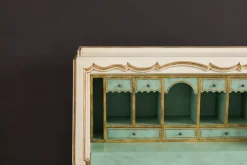 Pamono Hand-Painted and Gilded Secretaire, 1950s><noscript><img width=