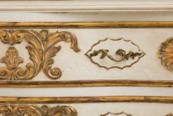 Pamono Hand-Painted and Gilded Secretaire, 1950s><noscript><img width=