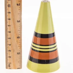 Pamono Hand-Painted Conical Ceramic Pottery Shaker by Clarice Cliff><noscript><img width=