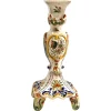Pamono Hand-Painted Faience Candleholder, Rouen, 1900s> Candleholders
