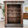 Pamono Hand-Painted Farmers Shelf, Bookcase, Tyrol Farmers Box, Riders Box G2030> Shelves & Wall Units