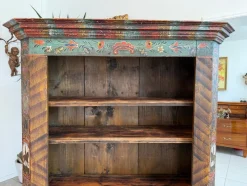 Pamono Hand-Painted Farmers Shelf, Bookcase, Tyrol Farmers Box, Riders Box G2030><noscript><img width=