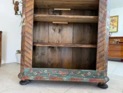 Pamono Hand-Painted Farmers Shelf, Bookcase, Tyrol Farmers Box, Riders Box G2030><noscript><img width=