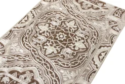 Discount Pamono Handwoven Chain Stitch Pattern Rug from R&K Principal Jahanshah Nazmiyal