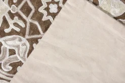 Discount Pamono Handwoven Chain Stitch Pattern Rug from R&K Principal Jahanshah Nazmiyal
