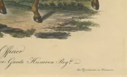 Pamono Hanoverian Guard Hussar Officer Elegance, Print><noscript><img width=