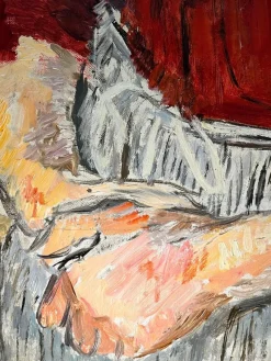 Pamono Hans Berger, Housewife, Oil on Canvas><noscript><img width=