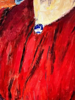 Pamono Hans Berger, Housewife, Oil on Canvas><noscript><img width=