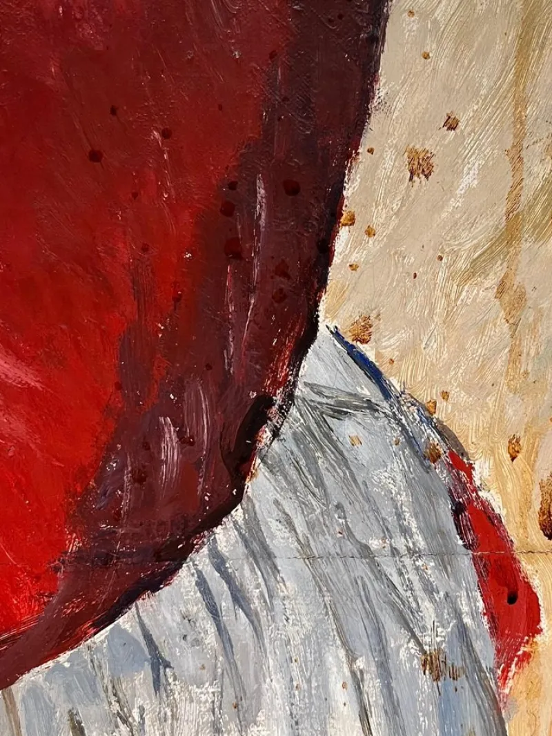Pamono Hans Berger, Housewife, Oil on Canvas> Painting