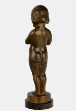 Pamono Hans Harders, Boy Playing the Shawm, 1920s, Bronze><noscript><img width=