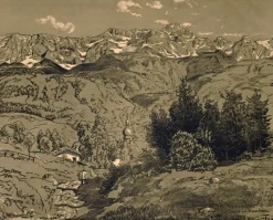 Pamono Hans Thoma, S. Anton Patenkirchen, 1895, Print> Art Nouveau