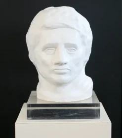 New Pamono Head Sculpture, 1970s, Plaster