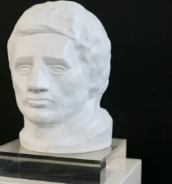 New Pamono Head Sculpture, 1970s, Plaster