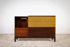 Pamono Headboard with Single Bed from Mim Roma, Italy, 1960s
