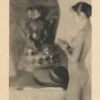 Pamono Heinz von Perckhammer, Chinese Girl Praying, Original Heliogravure, 1928> Art Deco