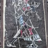 Pamono Helen Mai, The Warrior Proof, 1960s, Metal on Terracotta Plaque> Minimalist|Mid-Century