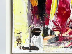 Pamono Helmut Riegel, Abstract Composition, 1990s, Acrylic on Canvas><noscript><img width=