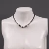 New Pamono Hematite and Quartz Necklace with Vintage Charms, 1980s