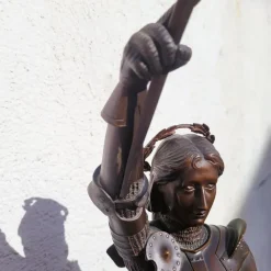 Pamono Henri Daniel Contenot, Joan of Arc, Late 19th-Early 20th Century, Bronze><noscript><img width=