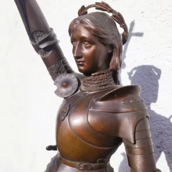 Pamono Henri Daniel Contenot, Joan of Arc, Late 19th-Early 20th Century, Bronze><noscript><img width=