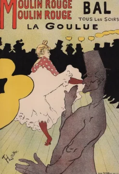Pamono Henri de Toulouse-Lautrec, Moulin Rouge - La Goulue from Les Maîtres de L'Affiche, 1898, Original Lithograph> Art Nouveau