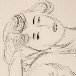 New Pamono Henri Matisse, Lying Nude Girl, Original Lithograph, 1920