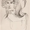 Discount Pamono Henri Matisse, Portrait of a Lady, Original Lithograph, 1920