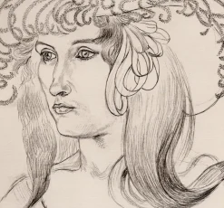 Discount Pamono Henri Matisse, Portrait of a Lady, Original Lithograph, 1920