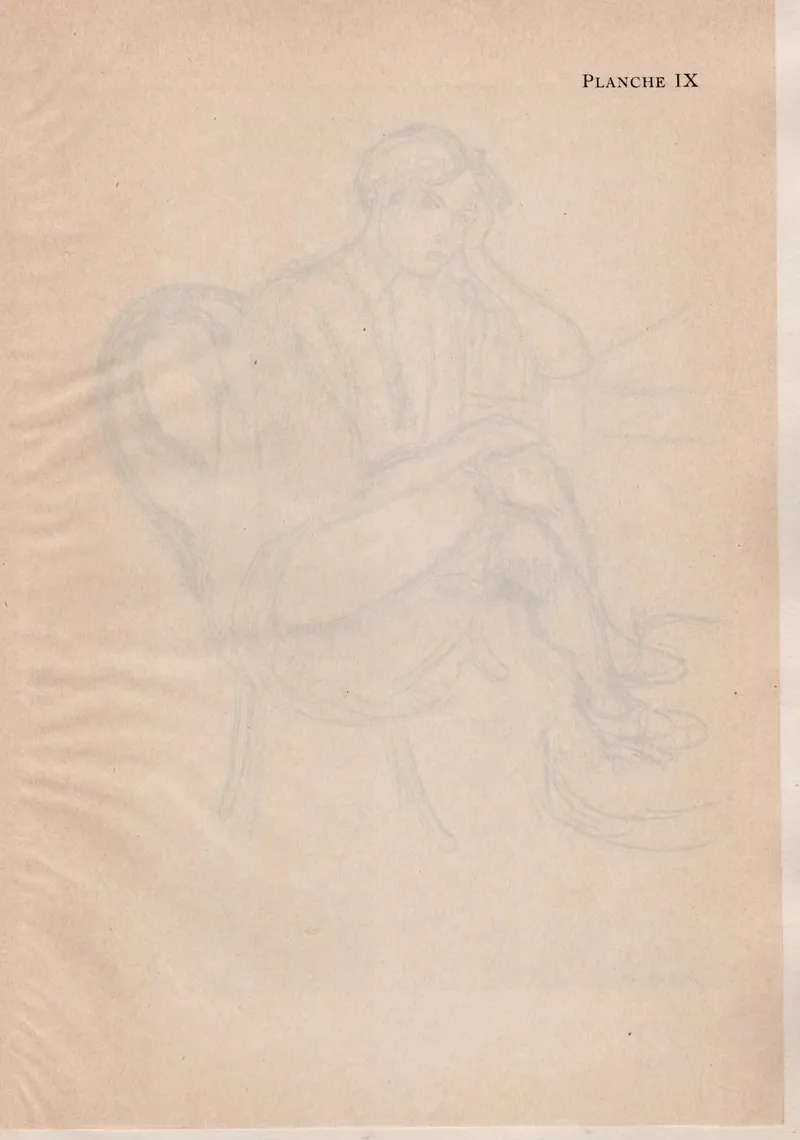 Pamono Henri Matisse, Sitting Girl, Original Lithograph, 1920> Art Deco