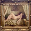 New Pamono Henri Montassier, Impressionist Nude, 1910, Oil on Panel, Framed