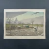 New Pamono Henri Rivière, La Butte Montmartre vue des Fortifications, Lithograph