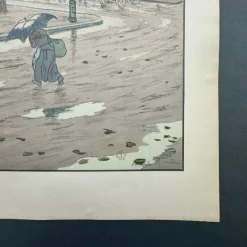 New Pamono Henri Rivière, La Butte Montmartre vue des Fortifications, Lithograph