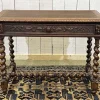 New Pamono Henry II Oak Desk, Early 20th Century