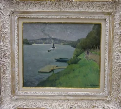 Sale Pamono Henry Maurice Cahours, the Seine at Puteaux, 1930s
