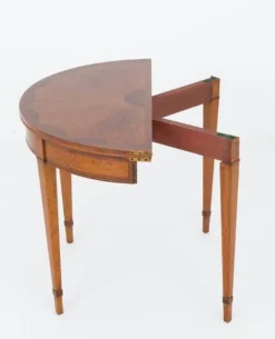Pamono Hepplewhite Revival Games Table in Satinwood, 1900s><noscript><img width=